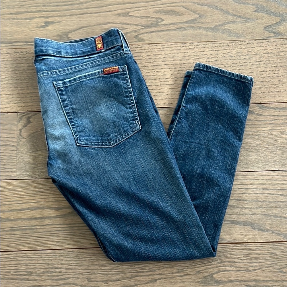 7 for all mankind women’s cropped jeans size 31 medium